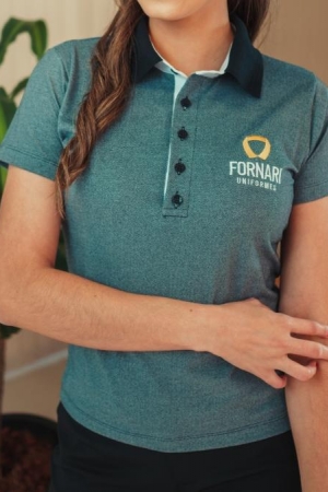 BABY POLO FEM TANGELO