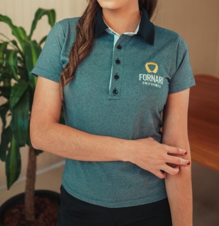 BABY POLO FEM TANGELO