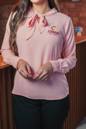 BATA GRAVATA MANGA LONGA 