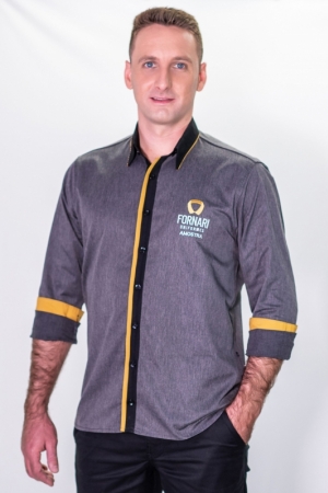 CAMISA SOCIAL MASCULINA  MODELO 3